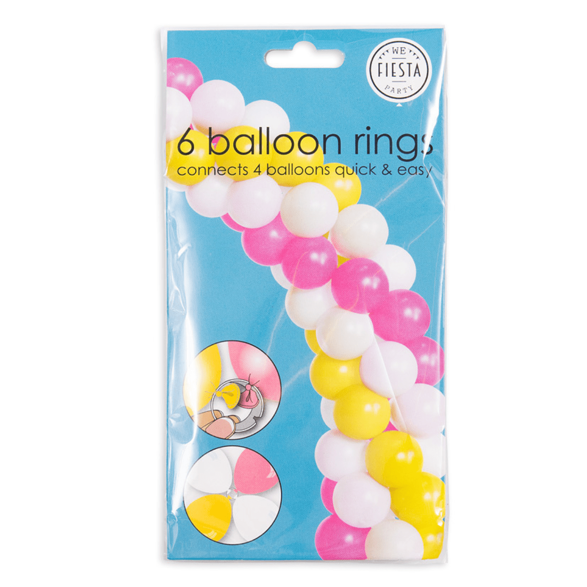 Ballong ringer 6stk