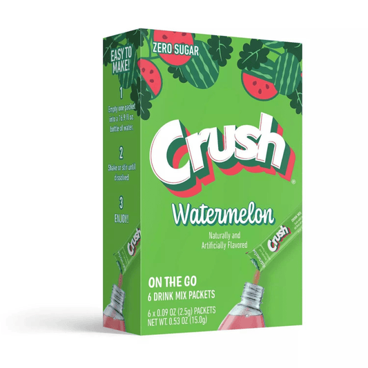 Crush Watermelon Singles To Go - 6pk