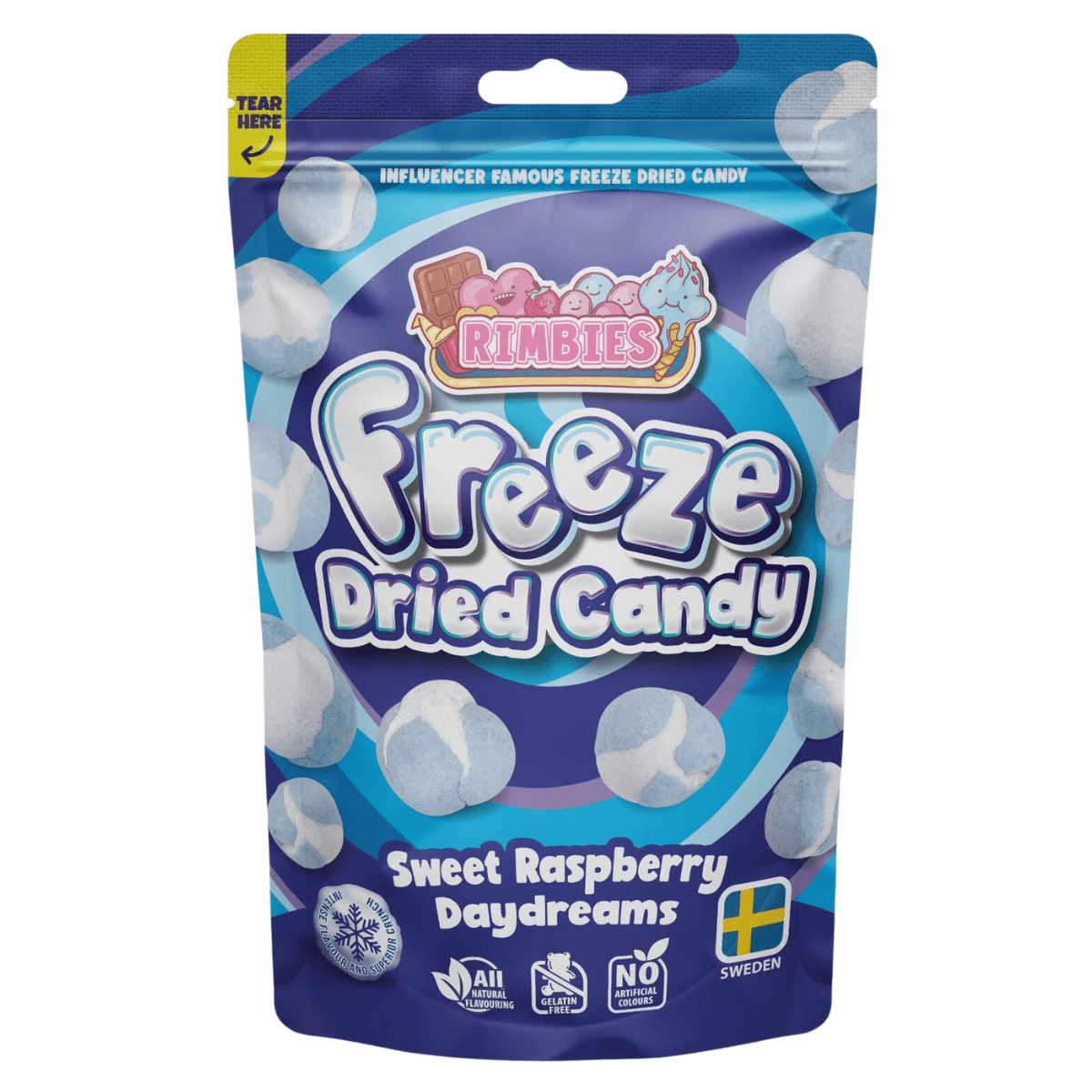 Freeze dried candy Sweet Raspberry 80g