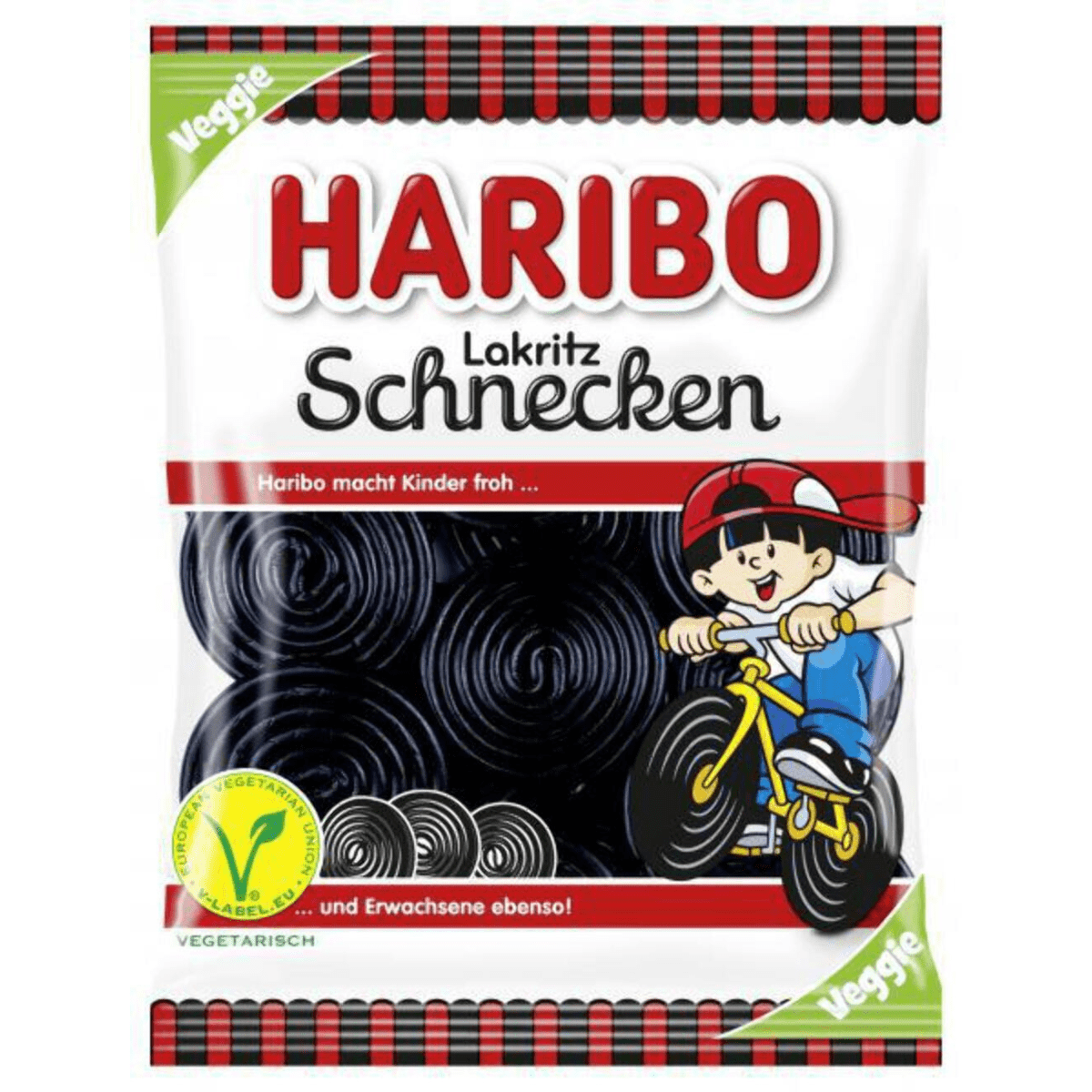 Haribo Lakris snegler 175g