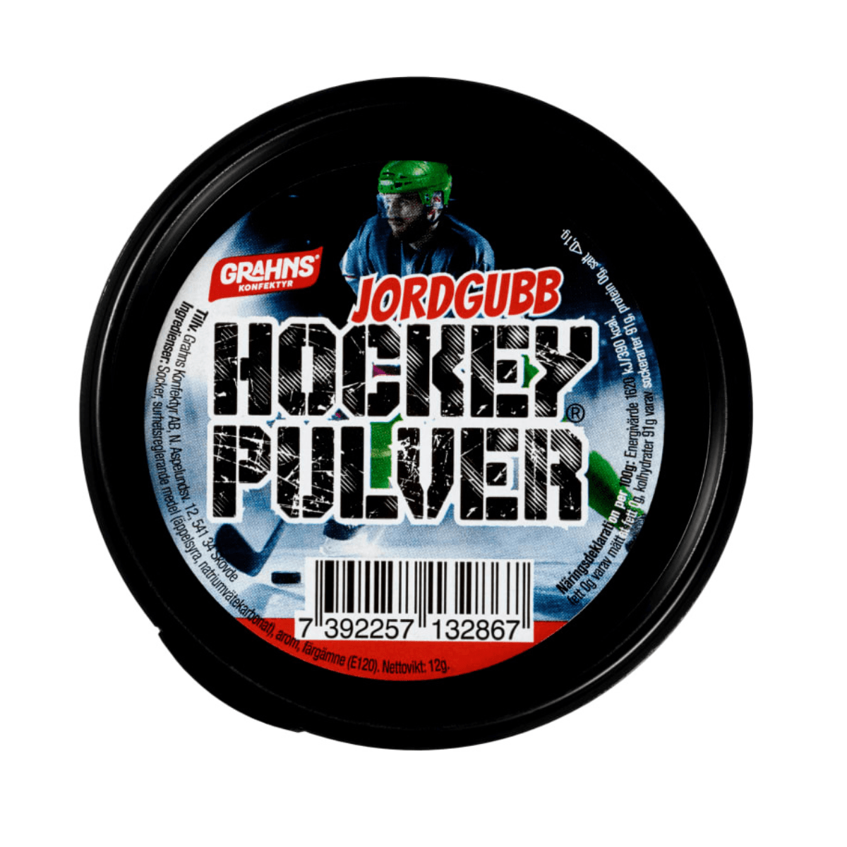 Hockeypulver Jordbær 12g