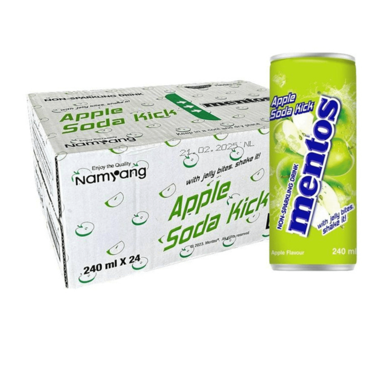 Mentos Apple Soda Kick 240ml x 24 stk