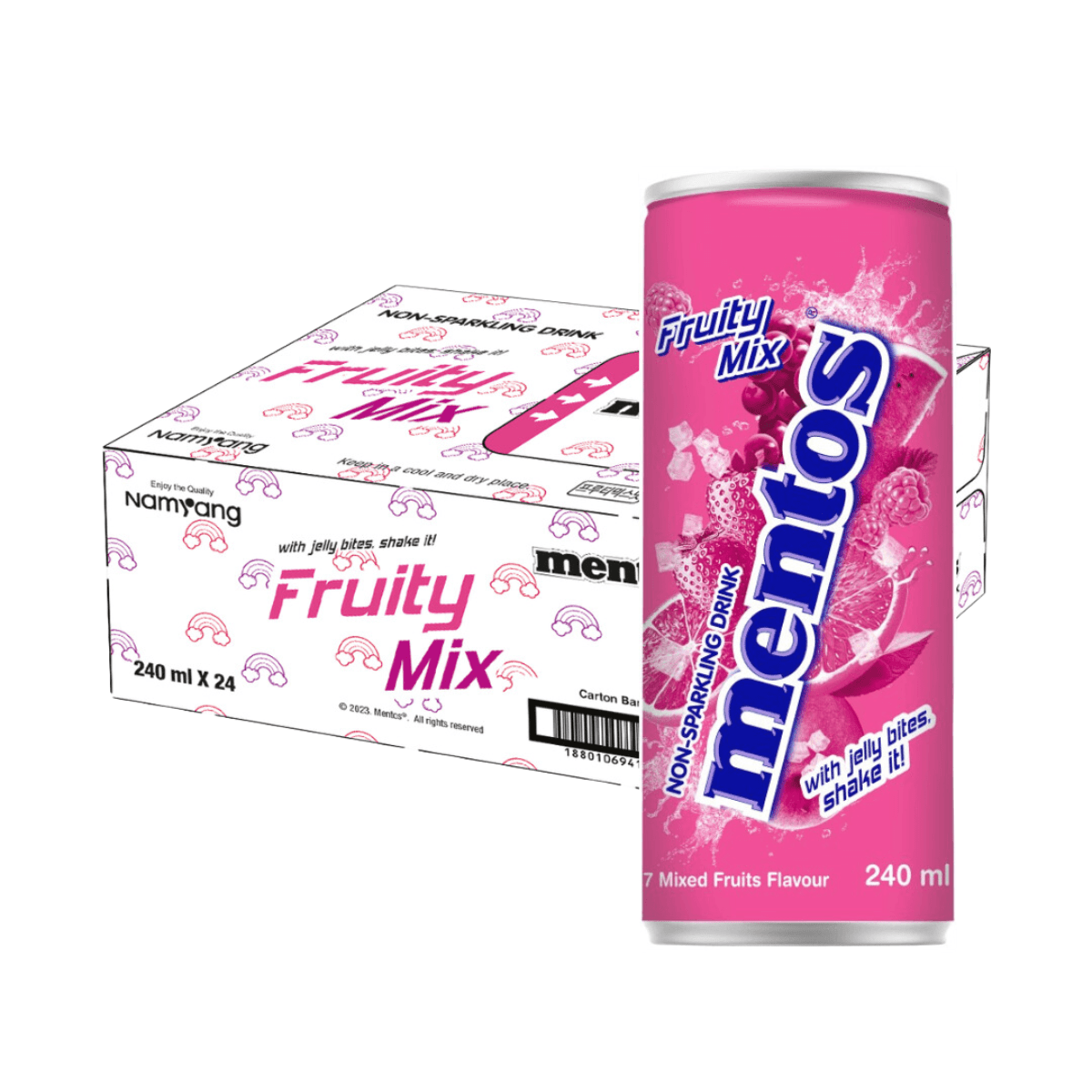 Mentos Fruity Mix Soda 240ml x 24 stk