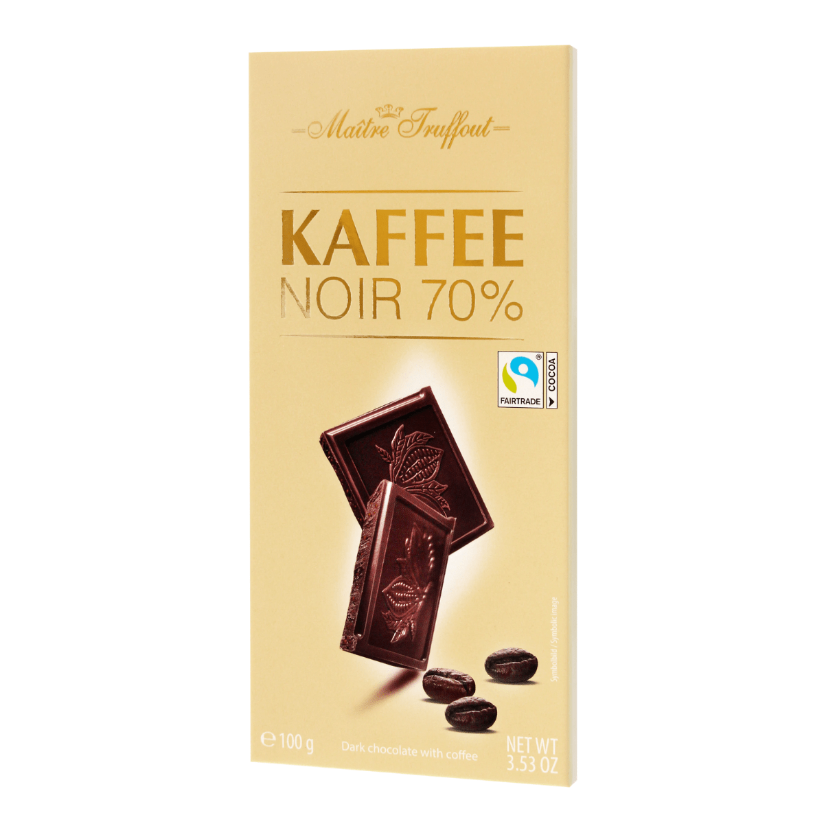 Mørk sjokolade 70% med kaffe 100g