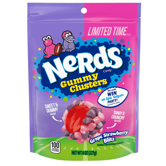 Nerds Gummy Clusters Grape Strawberry Blitz 227g