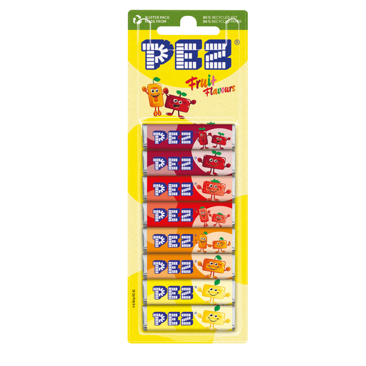 PEZ Fruit Mix, refills 8pk