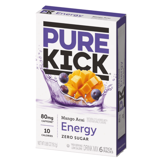 Pure Kick Energy drink mix - Mango Acai 6pk