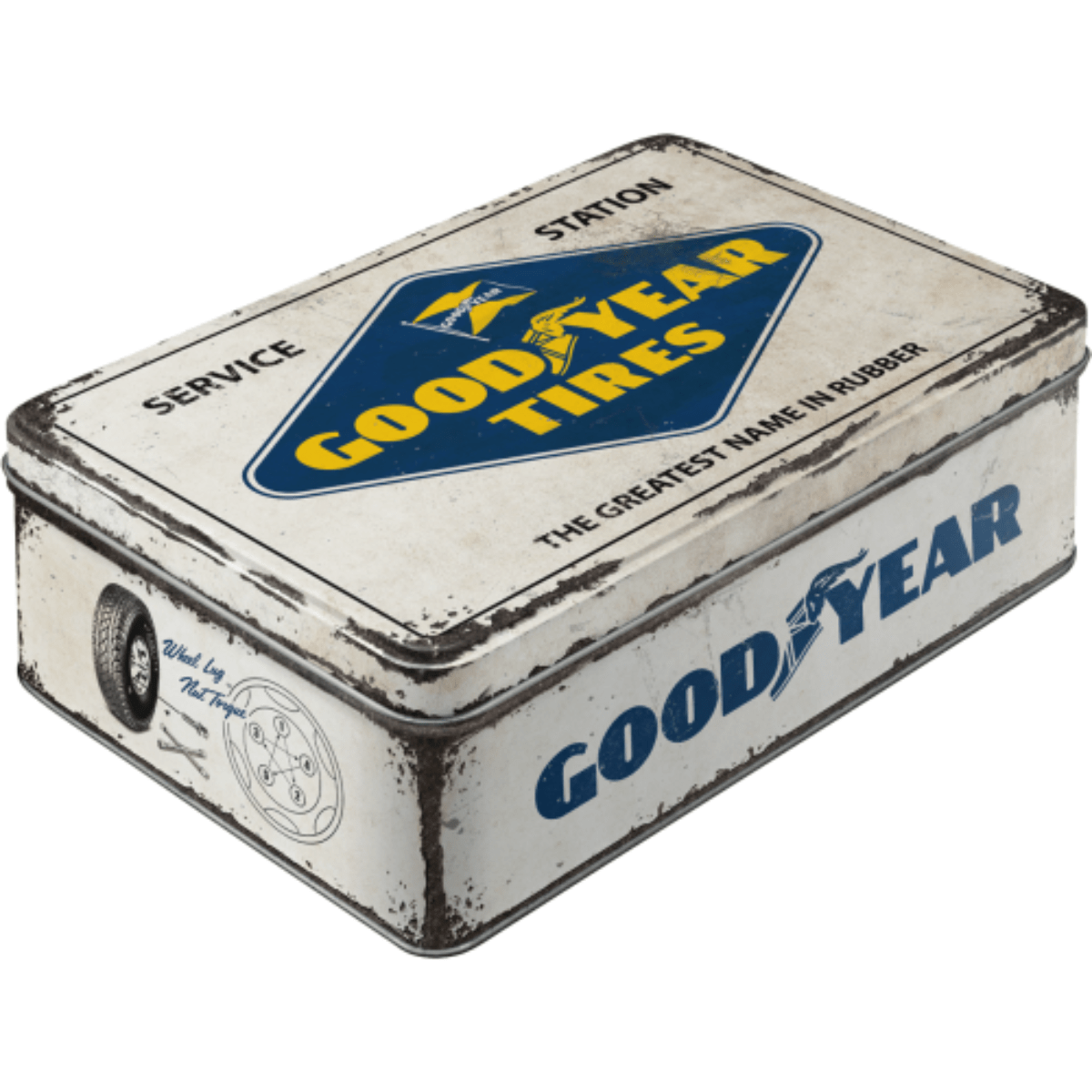 Retroboks - Goodyear White Logo