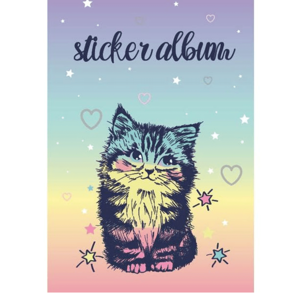 Sticker Album 14,5x21cm Katt