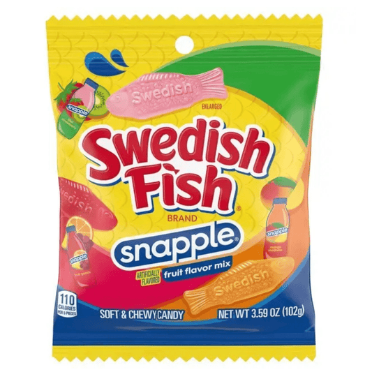 Swedish Fish Snapple Fruit Flavor Mix 102g