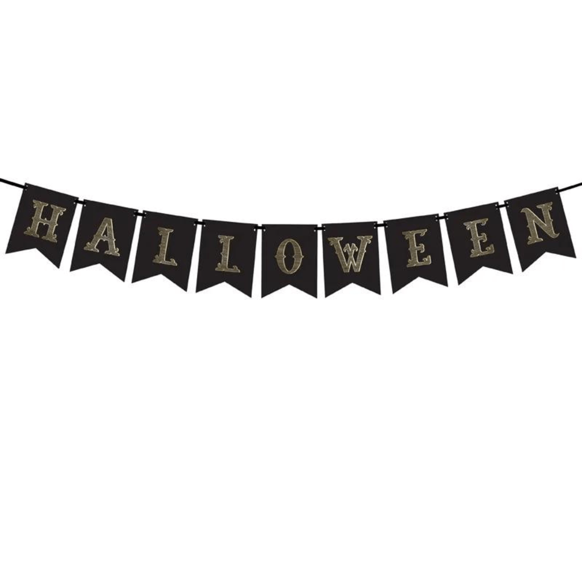 Banner Svart Halloween